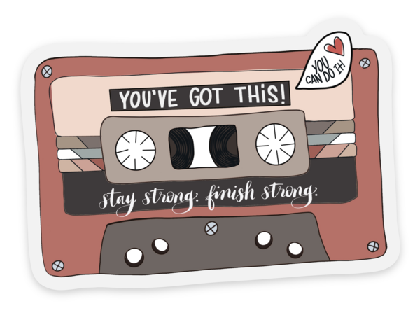 Mix Tape Positivity sticker