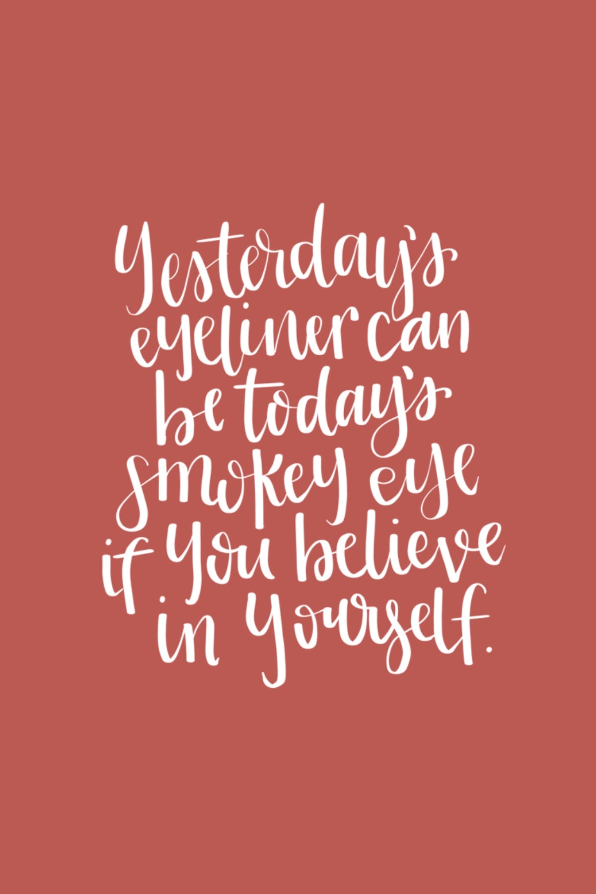 Yesterday’s Eyeliner postcard