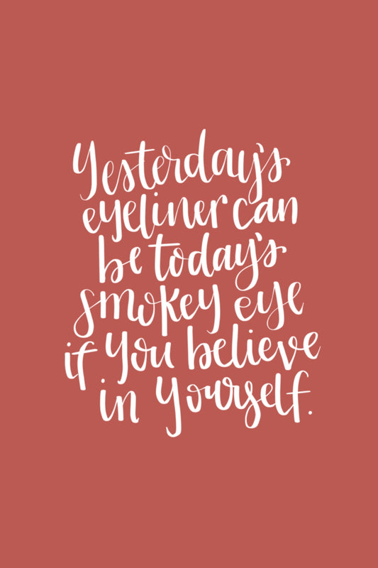 Yesterday’s Eyeliner postcard