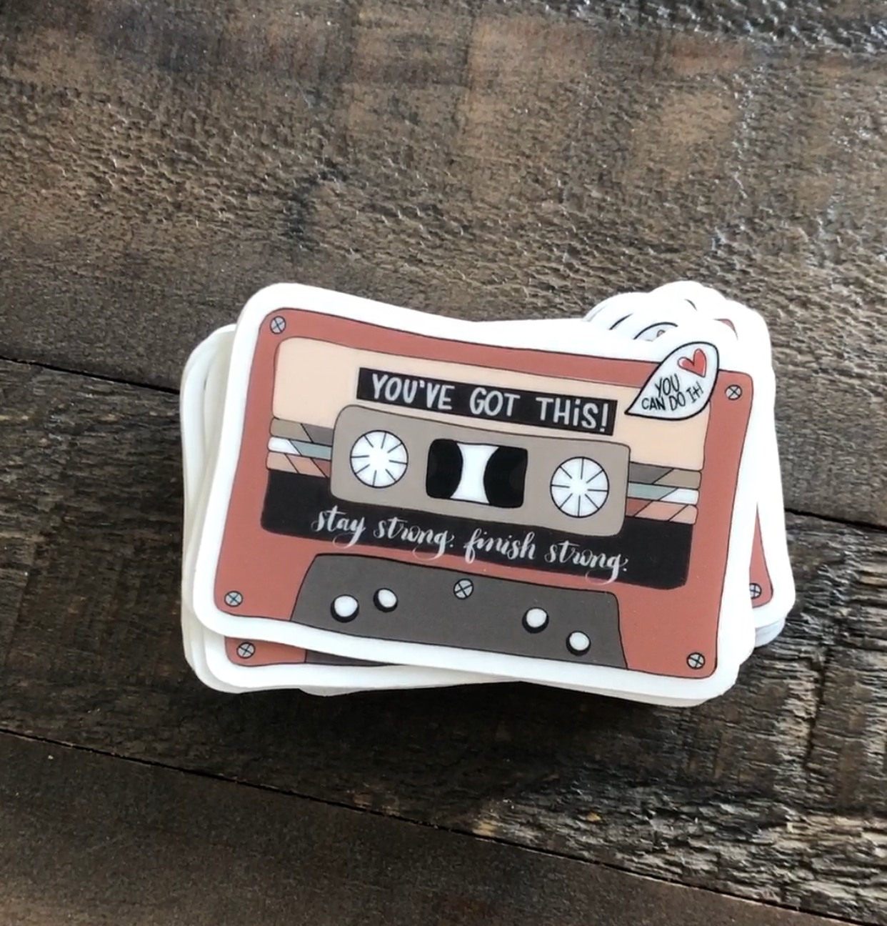 Mix Tape Positivity sticker