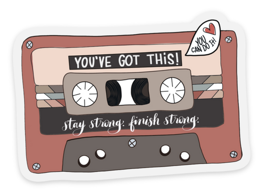 Mix Tape Positivity sticker