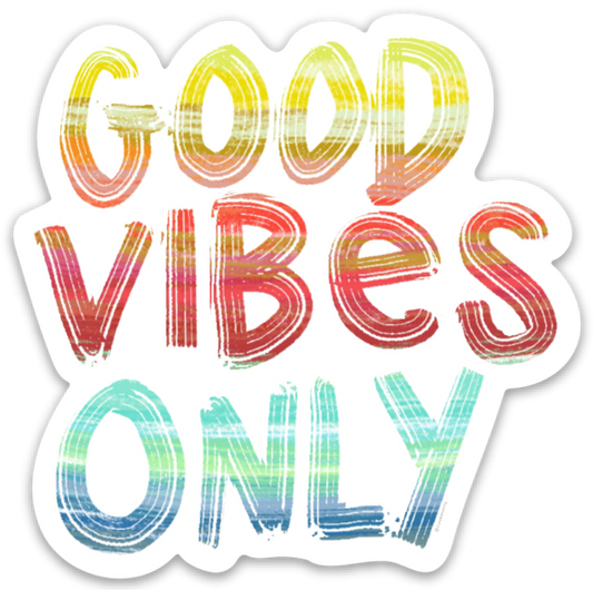 Good vibes sticker