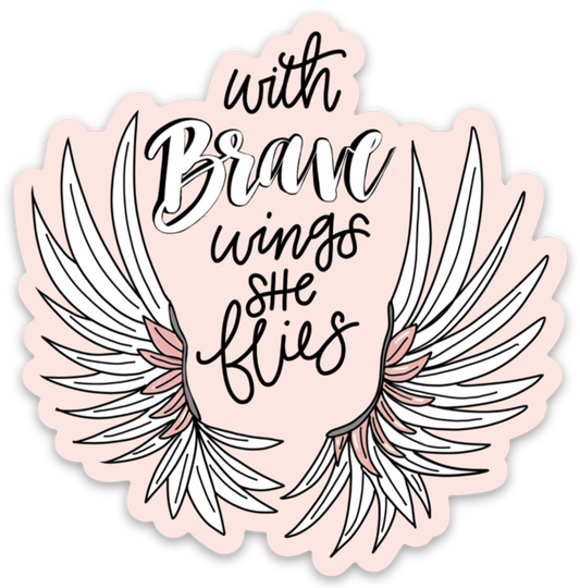 Brave Wings sticker