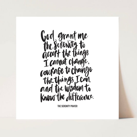 Serenity Prayer