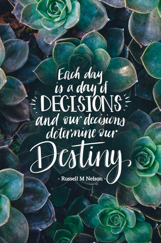 Decisions postcard