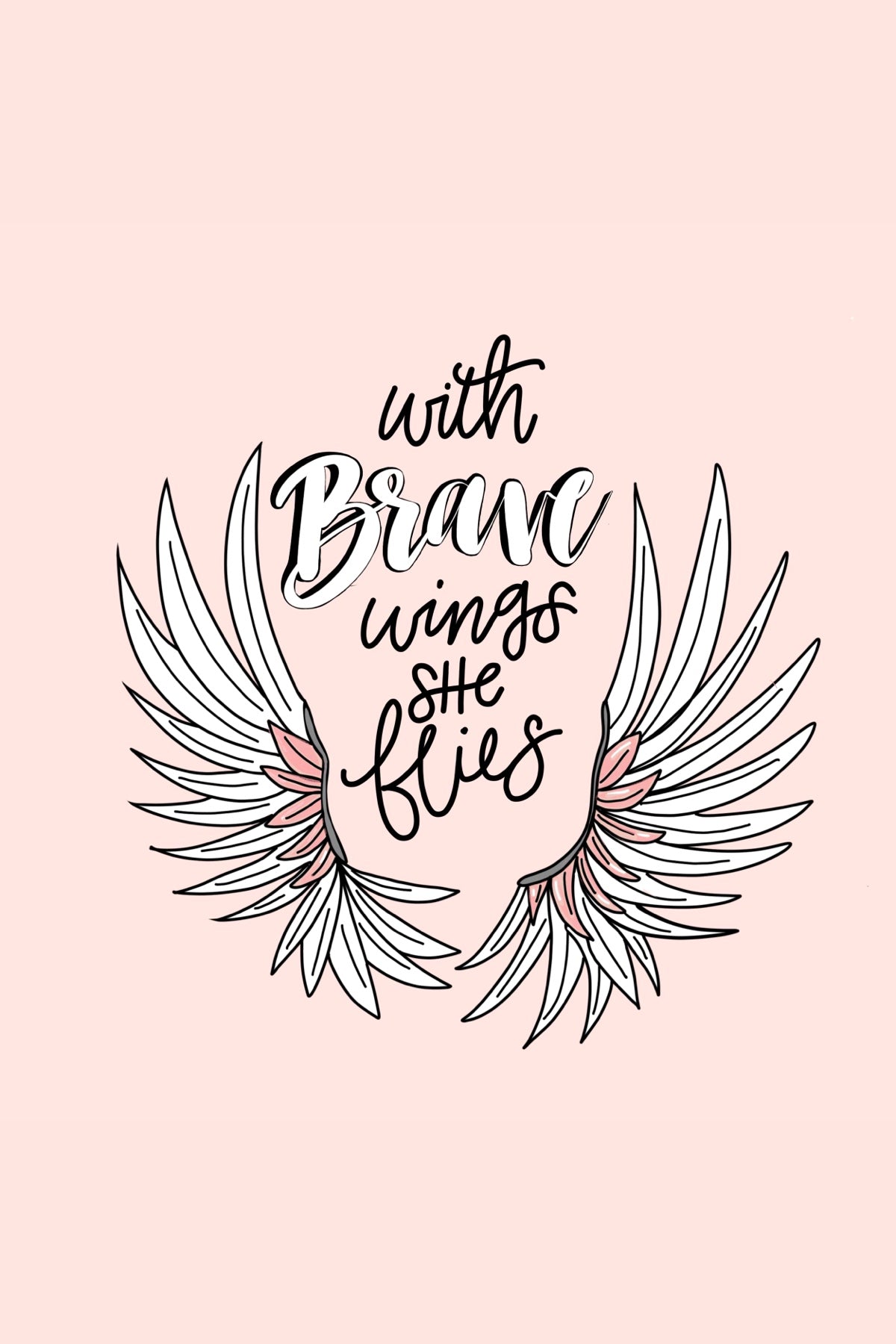 Brave Wings postcard